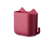 Wall-mounted Box Convenient Punch Free Stable Self-adhesive Organizer Remote Control Phone Storage Case for Home-Bean Paster - Bean Paster