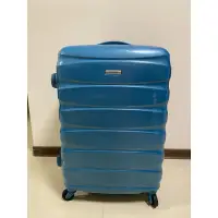 在飛比找蝦皮購物優惠-二手 正常使用 Samsonite新秀麗 24吋 藍色 行李