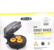 Bella Mini Donut Maker - Gray