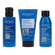 Redken Extreme Shampoo 2.5 oz, Extreme Conditioner 1.7 oz & Extreme Anti Snap