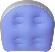 Inflatable Seat Cushion, 4 Suction Cups Spa Hot Tub Inflatable Cushion with Inflating Valve, PVC Seat Pad for Swimming Pool, Beauty Salon (2pcs, Blue)