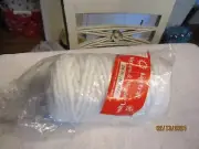 Vintage Knot Craft Macrame Yarns Polyester Welt Cord Snow White 50 4 Ply 270'NOS
