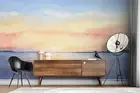 3D Sunrise Ocean Wallpaper Wall Mural Self-adhesive Removable 620