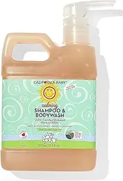 California Baby Calming Lavender Shampoo and Body Wash | 100% Plant-Based (USDA Certified) | Allergy Friendly | Baby Soap and Toddler Shampoo for Dry, Sensitive Skin | 517 mL / 17.5 fl. oz