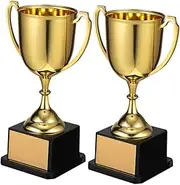 BESPORTBLE Plastic Trophy Cup Gold Finish Versatile for Sports Events Corporate Awards Academic Recognition
