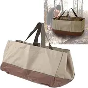 Firewood Carrier, Fire Place Log Holders, Large Firewood Log Tote Carrying Indoor Bag with Handles, for Easy Transport Carrying and Wood Stove Accessories