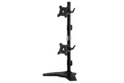 Up to 24" 8kg Dual 2 LCD Desktop Stand Pole Computer Monitor VESA Mount Bracket