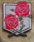 Poison Rose Attack on Titan The Garrison Regiment Tactical Hook Loop Patch Gray