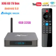 X96 X9 S922X Set Top tv Box Android 9.0 4G 32G 2.4/5G Wifi 1000M BT H.265 8K HDR
