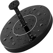 Solar Fountain – Floating Solar Powered Water Pump for Bird Baths, Ponds, Pools, Outdoor Garden Water Features, with 6 Nozzles for Different Spray Patterns