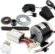 L-faster 24V36V 350W Motor Kit Electric Go-Kart Engine System with Gas Pedal Electric Child Bike Conversion Kit DIY Electric 4-Wheels Cart (36V Pedal Kit)