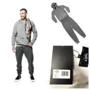 Tuxy Ultimate Lounge Suit Mens XXL NWT $210 Overall Long Sleeve Pants TX17001