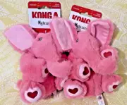 Kong 2-Pack Medium KIDDOS COMFORT PINK ELEPHANT Plush Dog Toy New -FREE SHIPPING