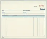 Adams Invoice for Services Unit Sets 7.44 x 8.5 Inches 3-Part Carbonless