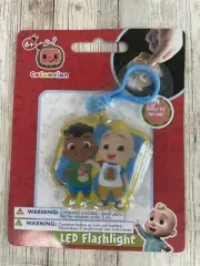 New Cocomelon Portable Clipable Backpack Keychain LED Flashlight Ages 6+