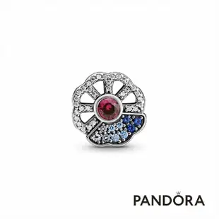 【Pandora官方直營】藍色摺扇串飾-絕版品