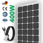400W Solar Panel Kit 12V Mono 400 Watt Caravan Camping Power Battery Charging