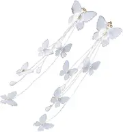 [WOFASHPURET] Fashionable Hoop Earring Ear Studs Gold Flat Back Earrings Eardrop Jewelry for Women