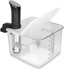 Sous Vide Container 12 Quart Collapsible Hinged Lid for Anova Cooker New