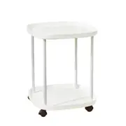 NNETM Effortlessly roll your mobile end table to the perfect spot for convenience