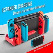 4 in 1 Charging Dock JoyCon Charger Stand Station for Nintendo Switch Controller