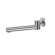 Amelie Wall Swivel Basin/Bath Spout Round 240mm Chrome BDO202CH