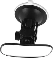 TOYANDONA Adjustable Backseat Mirror with Suction Cup Rear Facing Car Mirror for From Driver Seat for Car Rides Black Design