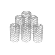6 Pack Downspouts Gutter Guard Aluminum Filter Strainer, Gutter Downspout Pro...