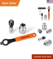 High-Quality Bike Crank & Bottom Bracket Removal Tools - Mechanic Essential Kit