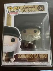 Funko Pop Artists Leonardo Da Vinci #04 - Plastic Protector Included - New!