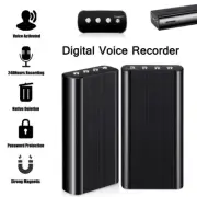 Digital Voice Activated Recorder 16GB Spy Mini MP3 Audio Recording Device 240Hr