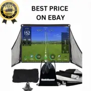 Golf Simulator Practice Impact Screen Installed Golf Hitting Net Frame Sim Ball
