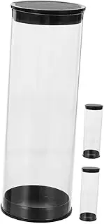 Gatuida 3Pcs Clear Golf Ball Holder Durable PVC Golf Ball Container for Display for Collectors Present