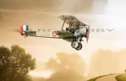 Bristol Scout Biplane 14" WS RC Airplane Laser Cut Balsa Ply Short Kit W/ Plans