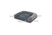 Vibe Geeks Cozy Extra Large Dog Bed with Waterproof Cover and Bolster