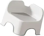 Llazsybz Children's Bathroom Stool, Ergonomic and Stable Design, Grey, as described