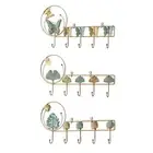 Clothes Storage Hook Iron Fitting Room Coat Rack for Windows Door Outdoor