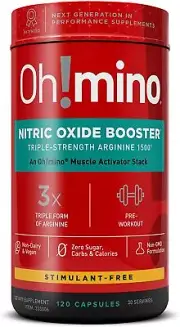 Nitric Oxide Booster, Triple Strength L-Arginine Nitric Oxide Booster for Energy
