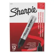 Sharpie 15001A King Size Broad Chisel Tip Permanent Marker - Black (1-DZ) New