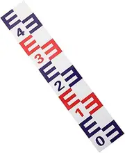 Water Level Indicator Sticker Self-Adhesive Pool Gauge Accurate Measurement Reflective Garden Water Scale