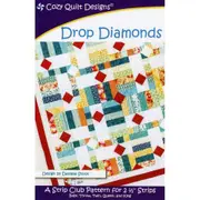 Drop Diamonds Quilt Pattern By Cozy Quilt Designs Quilting Sewing Craft DIY