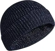 [Generic] Reflective Winter Hat - Knitted Hat Running Beanie for Women Men | Knit Hat Caps, Comfortable High Visibility Warm Loop Hat for Cyclists, Runners