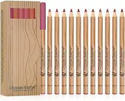 LEBHAR Nude Matte Lip Liner Set Outline Lip Beauty 12 Color Lipstick Lip Pencil