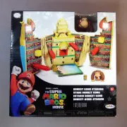 The Super Mario Bros Movie Donkey Kong Stadium Playset w/ Figure, New Sealed
