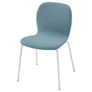 KARLPETTER chair, Gunnared light blue/Sefast white