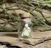 Dollhouse Miniature Potion Jar, 1/6 Creepy Halloween, dark Witch cottage core