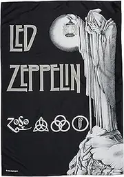 HEART ROCK Led Zeppelin Stairway Flag - Wall Art Poster - Living Room Decor