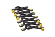 APC by Schneider Electric Jumper Cord - 1.20 m - For PDU - IEC 60320 C13 / IEC 60320 C14 - 110 V AC, 220 V AC10 A - Black - 6 Pcs