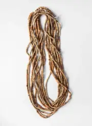 1 Mome antique clay beads necklace