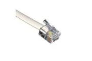 10m Avico Telephone Cord Cable with 6P4C Modular Plugs for Home Phone Modem Fax